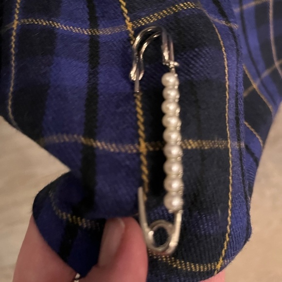 Handmade Wool Plaid Tartan Yoke Skirt - Picture 7 of 8
